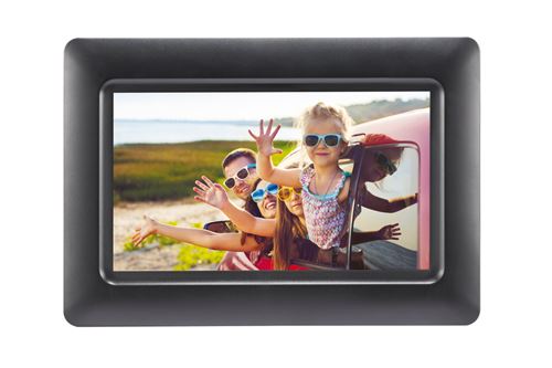 AgfaPhoto Foto Frame Cadre photo numérique 17.8 cm 7 pouces 1024 x 600 Pixel 8 Mo noir État correct - N/A reconditionné disponible sur Fnac