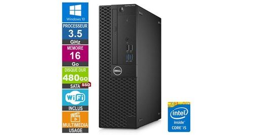 Acheter Pc dell 3050 sff i5-7400 3. 50ghz 16go/480go ssd wifi w10 État correct - 329,00 € Pc dell 3050 sff i5-7400 3. 50ghz 16go/480go ssd wifi w10 État correct - N/A reconditionné disponible sur Fnac