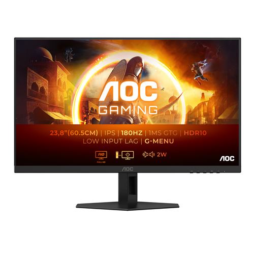 Ecran PC gaming Aoc 24G4XE 24"" 180 Hz Full HD État correct - AOC reconditionné disponible sur Fnac
