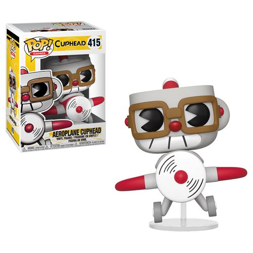 Acheter Figurine Funko Pop Vinyl Games Cuphead In Aeroplane État correct - 26,99 € Figurine Funko Pop Vinyl Games Cuphead In Aeroplane État correct - Cuphead reconditionné disponible sur Fnac
