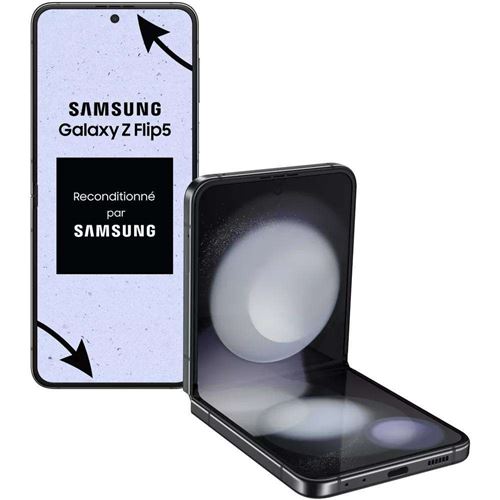 Acheter Smartphone Samsung galaxy z flip 5 noir 6.7 pouces RAM 8 Go stockage 512 Go État correct - 426,66 € Smartphone Samsung galaxy z flip 5 noir 6.7 pouces RAM 8 Go stockage 512 Go État correct - N/A reconditionné disponible sur Fnac