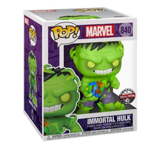 Figurine Funko Pop Marvel Immortal Hulk with chase Glows in the dark Modèle aléatoire État correct - Funko reconditionné disponible sur Fnac