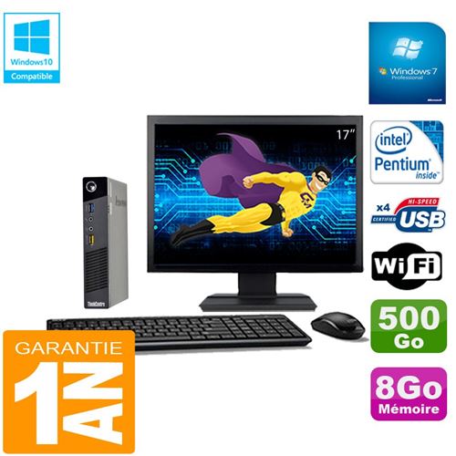Acheter Ultra mini pc lenovo m73 usff tiny g3250t 8go disque 500go wifi w7 ecran 17' État correct - 159,00 € Ultra mini pc lenovo m73 usff tiny g3250t 8go disque 500go wifi w7 ecran 17' État correct - Lenovo reconditionné disponible sur Fnac