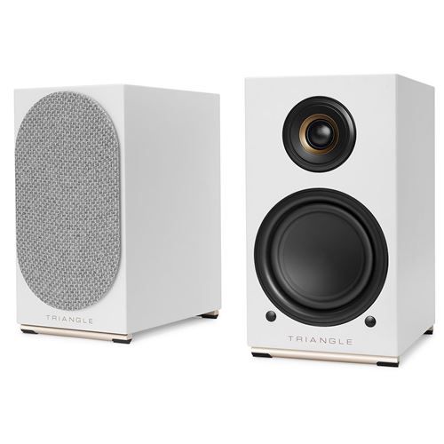 Acheter Enceintes connectées Hi-Fi Triangle AIO TWIN Blanc Givré vendues à la paire État correct - 599,00 € Enceintes connectées Hi-Fi Triangle AIO TWIN Blanc Givré vendues à la paire État correct - N/A reconditionné disponible sur Fnac