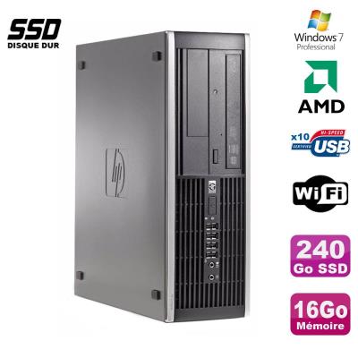 Pc hp compaq 6005 pro sff amd 3ghz 16go ddr3 240go ssd graveur wifi win 7 pro État correct - Hewlett-Packard reconditionné disponible sur Fnac
