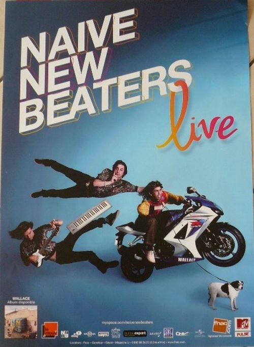 Naive New Beaters - 40x60 cm - AFFICHE / POSTER État correct - N/A reconditionné disponible sur Fnac