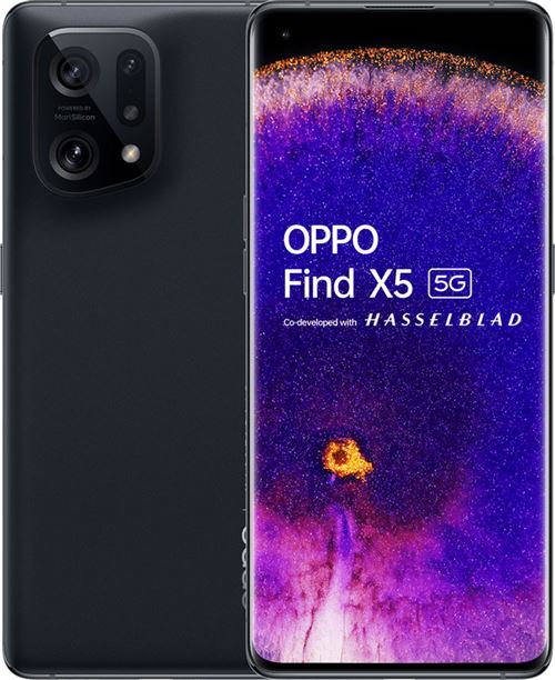 Acheter OPPO Find X5 - 5G smartphone - double SIM - RAM 8 Go / Mémoire interne 256 Go - écran OEL - 6.55"" - 2400 x 1080 pixels (120 Hz) - 3 x caméras arrière 50 MP, 50 MP, 13 MP - front camera 32 MP - noir État correct - 212,08 € OPPO Find X5 - 5G smartphone - double SIM - RAM 8 Go / Mémoire interne 256 Go - écran OEL - 6.55"" - 2400 x 1080 pixels (120 Hz) - 3 x caméras arrière 50 MP, 50 MP, 13 MP - front camera 32 MP - noir État correct - Oppo reconditionné disponible sur Fnac
