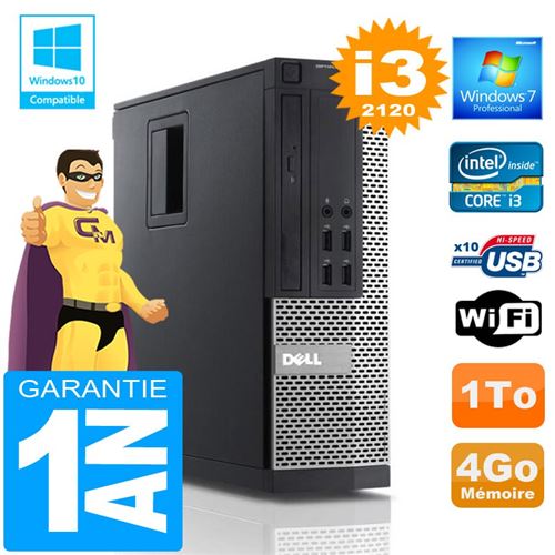 Acheter Pc dell 990 sff core i3-2120 ram 4go disque 1 to wifi w7 État correct - 179,00 € Pc dell 990 sff core i3-2120 ram 4go disque 1 to wifi w7 État correct - Dell reconditionné disponible sur Fnac