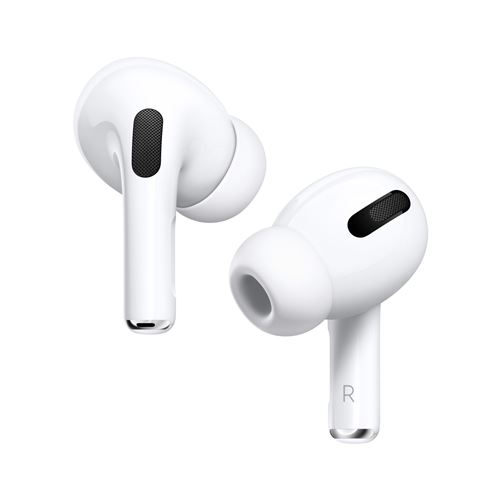 Apple AirPods Pro Blanc avec boîtier de charge MagSafe Ecouteurs sans fil True Wireless à réduction du bruit État correct - Apple reconditionné disponible sur Fnac