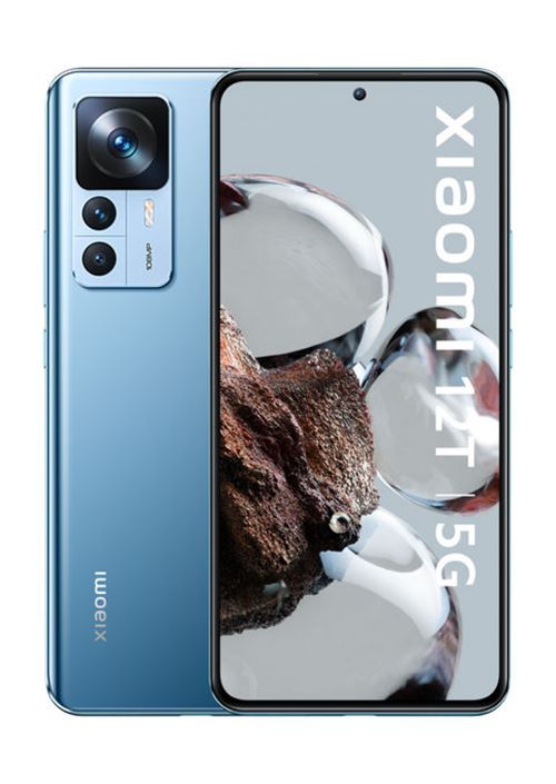 Smartphone Xiaomi 12T 6,67"" Double nano SIM 5G 256 Go Bleu État correct - Xiaomi reconditionné disponible sur Fnac