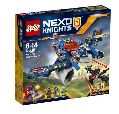 Acheter LEGO® NEXO KNIGHTS™ 70320 L'Aero Striker V2 d'Aaron Fox État correct - 37,99 € LEGO® NEXO KNIGHTS™ 70320 L'Aero Striker V2 d'Aaron Fox État correct - Lego reconditionné disponible sur Fnac