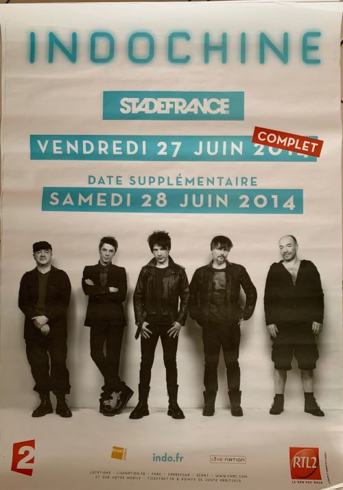 Acheter Indochine - Stade de France 2014 - AFFICHE État correct - 99,99 € Indochine - Stade de France 2014 - AFFICHE État correct - N/A reconditionné disponible sur Fnac