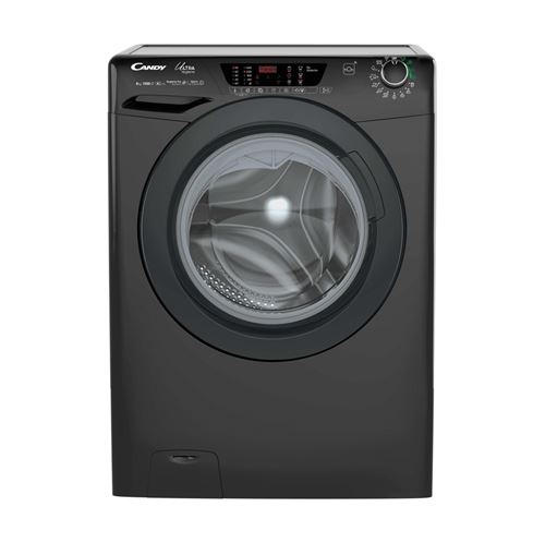 Lave-linge hublot Candy HE1584TWMBB6-S Noir État correct - Candy reconditionné disponible sur Fnac