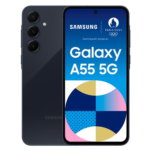 Acheter Smartphone Samsung Galaxy A55 6,6"" 5G Nano SIM 128 Go Bleu nuit État correct - 241,00 € Smartphone Samsung Galaxy A55 6,6"" 5G Nano SIM 128 Go Bleu nuit État correct - Samsung reconditionné disponible sur Fnac