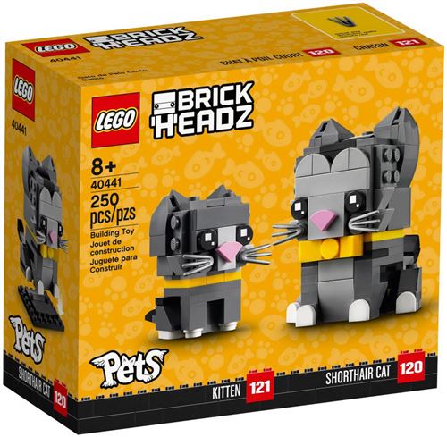 LEGO® BrickHeadz™ 40441 Les chats à poil court État correct - N/A reconditionné disponible sur Fnac