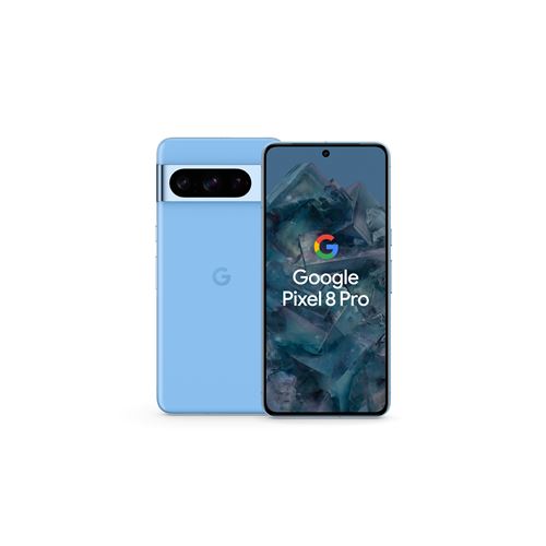 Smartphone Google Pixel 8 Pro 6.7"" 5G Double SIM 256 Go Bleu État correct - Google reconditionné disponible sur Fnac