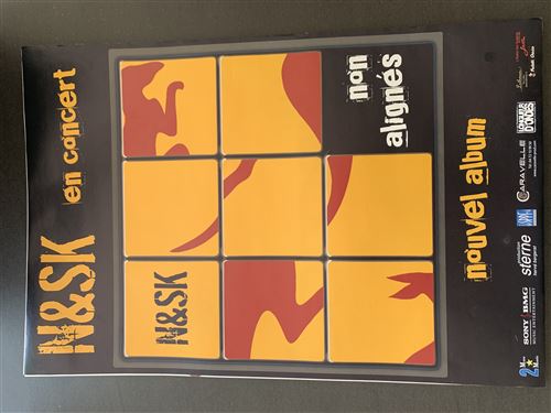 N&SK - Non Alignés - En Concert - 40x60cm - Affiche État correct - N/A reconditionné disponible sur Fnac