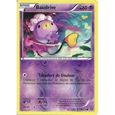 Acheter Carte Pokemon - XY11 - Offensive Vapeur - Baudrive - PV 60 - 46/114 - Holo Reverse - VF État correct - 16,00 € Carte Pokemon - XY11 - Offensive Vapeur - Baudrive - PV 60 - 46/114 - Holo Reverse - VF État correct - Asmodee reconditionné disponible sur Fnac