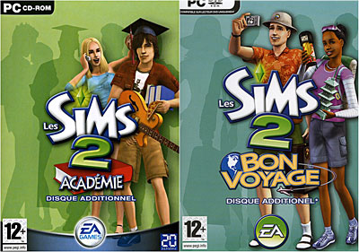 Les Sims 2 : Bon Voyage et Académie État correct - Bandai Namco reconditionné disponible sur Fnac