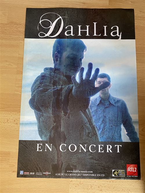 DahLia - En concert - Le grand jeu - 40x60cm - Affiche État correct - N/A reconditionné disponible sur Fnac