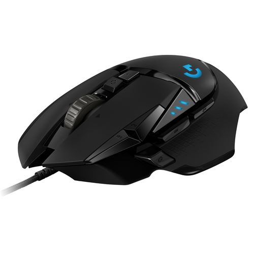 Souris Gamer Filaire Logitech G502 Hero RGB USB État correct - Logitech reconditionné disponible sur Fnac