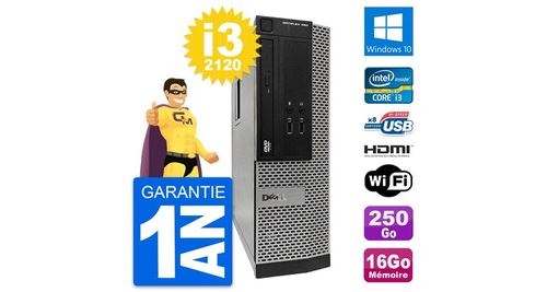 Acheter Pc dell optiplex 390 sff i3-2120 ram 16go disque dur 250go hdmi windows 10 wifi État correct - 199,00 € Pc dell optiplex 390 sff i3-2120 ram 16go disque dur 250go hdmi windows 10 wifi État correct - N/A reconditionné disponible sur Fnac
