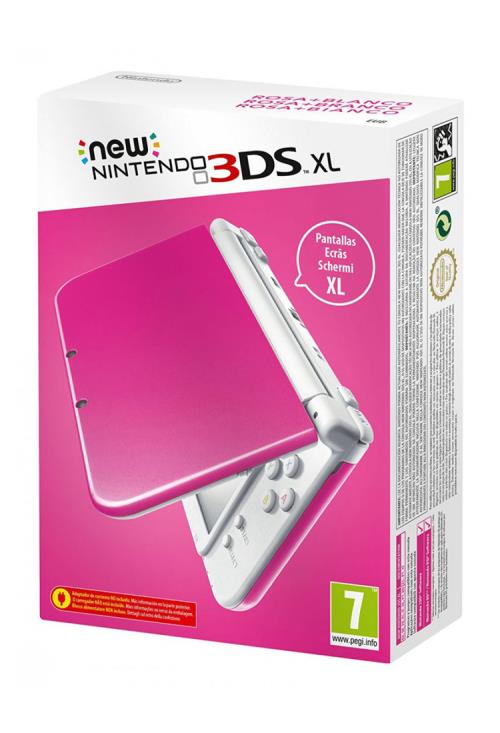 Console Nintendo New 3DS XL Rose et Blanc