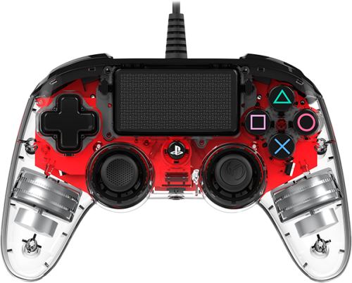 Manette filaire Nacon Lumineuse Rouge pour PS4 État correct - Nacon reconditionné disponible sur Fnac
