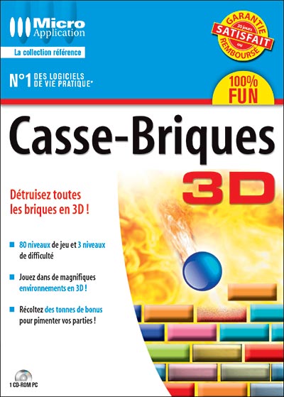 Casse Brique 3D État correct - Avanquest reconditionné disponible sur Fnac