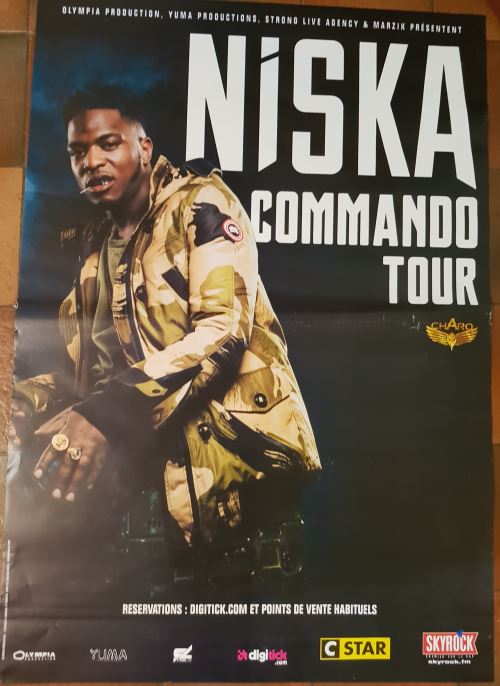 Acheter NISKA - Commando Tour - AFFICHE État correct - 11,99 € NISKA - Commando Tour - AFFICHE État correct - N/A reconditionné disponible sur Fnac