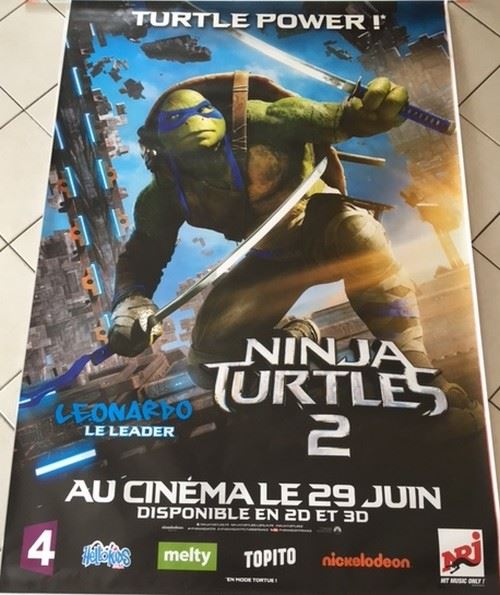Acheter Ninja Turtles 2 - 120x175 cm - AFFICHE / POSTER État correct - 22,99 € Ninja Turtles 2 - 120x175 cm - AFFICHE / POSTER État correct - N/A reconditionné disponible sur Fnac