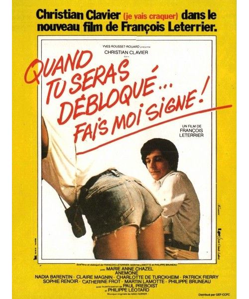 Acheter Quand Tu Seras Débloqué… fais moi signe AFFICHE CINEMA ORIGINALE État correct - 22,99 € Quand Tu Seras Débloqué… fais moi signe AFFICHE CINEMA ORIGINALE État correct - N/A reconditionné disponible sur Fnac