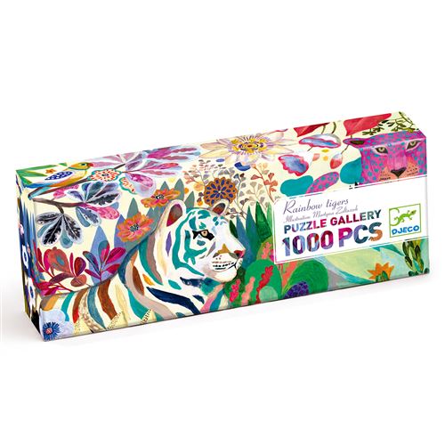 Puzzle enfant Djeco Rainbow Tigers 1000 pièces État correct - N/A reconditionné disponible sur Fnac