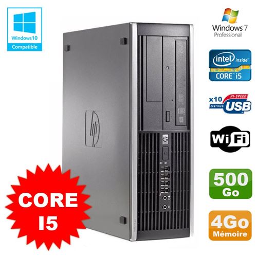 Acheter Pc hp compaq elite 8100 sff intel core i5 650 3.2ghz 4go 500go graveur wifi w7 État correct - 179,00 € Pc hp compaq elite 8100 sff intel core i5 650 3.2ghz 4go 500go graveur wifi w7 État correct - Hewlett-Packard reconditionné disponible sur Fnac