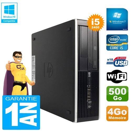 Acheter Pc hp compaq pro 6300 sff i5-2400 ram 4go disque 500go graveur dvd wifi w7 État correct - 189,00 € Pc hp compaq pro 6300 sff i5-2400 ram 4go disque 500go graveur dvd wifi w7 État correct - Hewlett-Packard reconditionné disponible sur Fnac