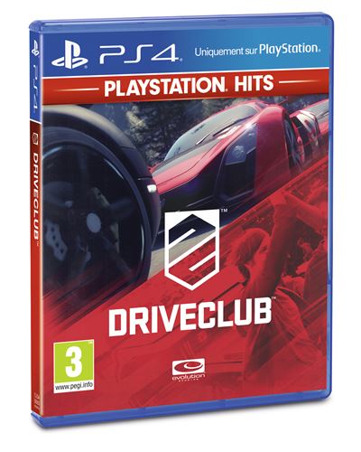 DriveClub PlayStation Hits PS4 État correct - Sony reconditionné disponible sur Fnac