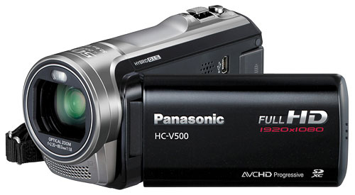 Panasonic HC-V500 - Caméscope - 1080p - 1.5 MP - 38x zoom optique - carte Flash - noir État correct - Panasonic reconditionné disponible sur Fnac