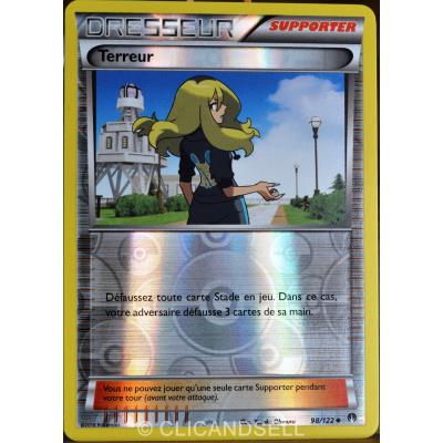 carte Pokémon 98/122 Terreur - REVERSE XY - Rupture Turbo NEUF FR État correct - Pokémon reconditionné disponible sur Fnac