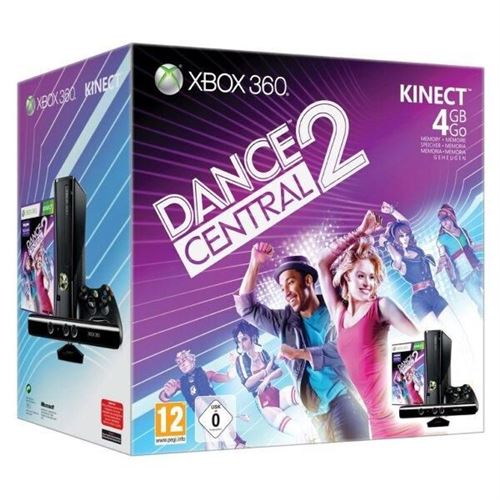 Console Xbox 360 4 Go Microsoft + capteur Kinect + Dance Central 2 État correct - Microsoft reconditionné disponible sur Fnac