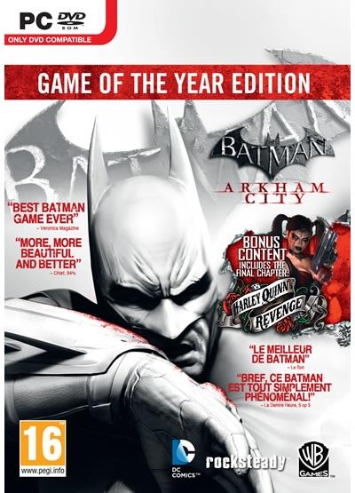 BATMAN ARKHAM CITY GOTY MIX PC État correct - N/A reconditionné disponible sur Fnac