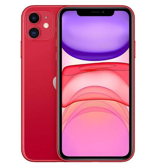 Acheter iPhone 11 6,1"" 128 Go Rouge Reconditionné avec BATTERIE NEUVE État correct - 290,00 € iPhone 11 6,1"" 128 Go Rouge Reconditionné avec BATTERIE NEUVE État correct - N/A reconditionné disponible sur Fnac