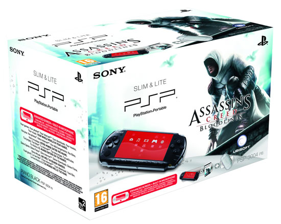 Console Sony PSP 3000 Slim & Lite noire + Assassin's Creed - Bloodlines État correct - Sony reconditionné disponible sur Fnac