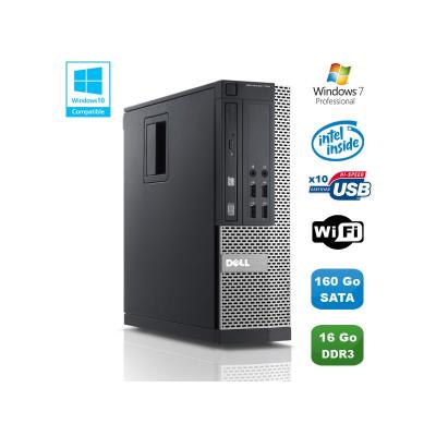 Pc dell optiplex 790 sff intel g840 2.8ghz 16go ddr3 160go wifi win 7 pro État correct - Dell reconditionné disponible sur Fnac