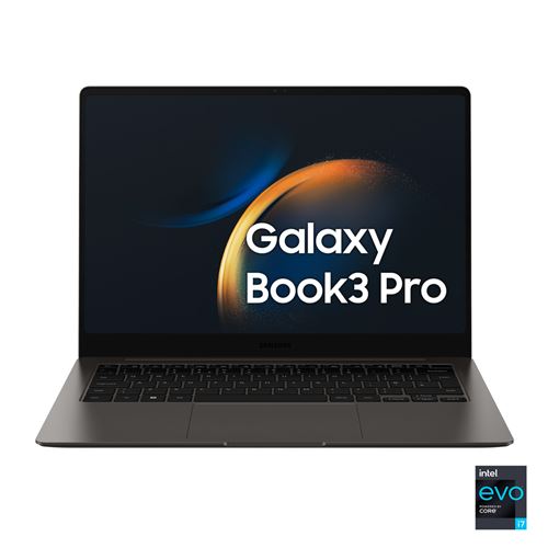 Samsung Galaxy Book3 Pro NP940XFG-KC4IT laptop Ordinateur portable 35,6 cm (14"") WQXGA+ Intel® Core™ i7 i7-1360P 16 Go LPDDR5-SDRAM 512 Go SSD Wi-Fi 6E (802.11ax) Windows 11 Home Graphite État correct - N/A reconditionné disponible sur Fnac