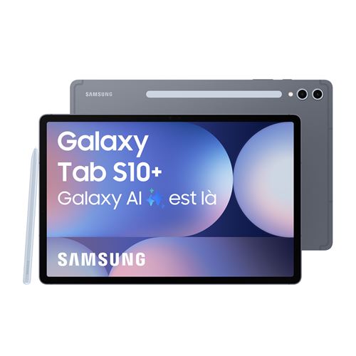 Tablette tactile Samsung Galaxy Tab S10+ 12,4"" 5G 256 Go Gris État correct - Samsung reconditionné disponible sur Fnac