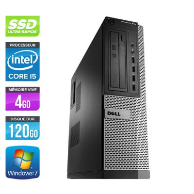 Unité centrale Dell Optiplex 790 Desktop - Noir - Intel Core i5-2400 / 3,10 GHz - RAM 4 Go - SSD 120 Go - DVDRW - Gigabit Ethernet - Windows 7 Professionnel État correct - Dell reconditionné disponible sur Fnac