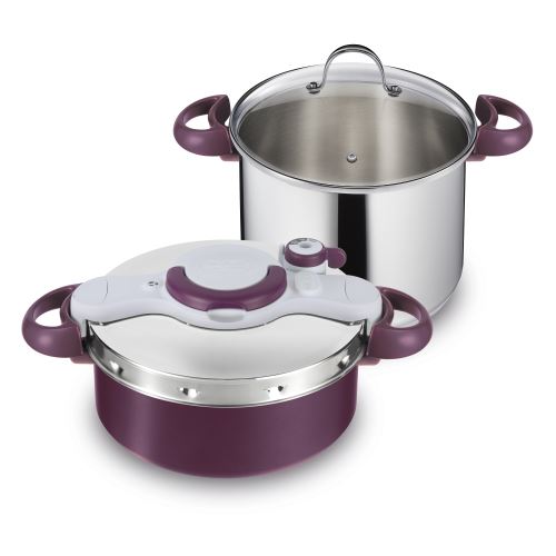 Acheter Autocuiseur Tefal ClipsoMinut' Duo Set P4635301 Violet et Argent État correct - 133,99 € Autocuiseur Tefal ClipsoMinut' Duo Set P4635301 Violet et Argent État correct - SEB reconditionné disponible sur Fnac