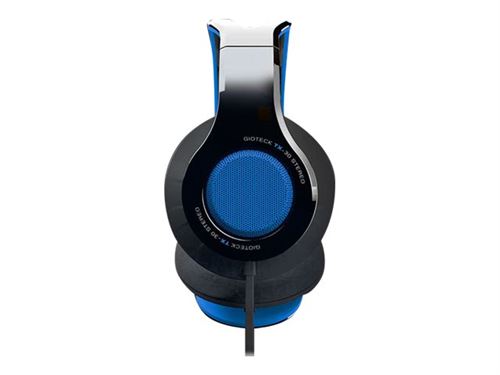 Gioteck TX30 - Écouteurs avec micro - circum-aural - filaire - bleu État correct - Gioteck reconditionné disponible sur Fnac