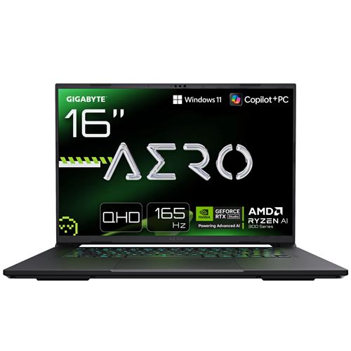 Acheter PC portable Gaming Gigabyte AERO X16 1VH93FRC64AH 16"" 165 Hz Copilot+PC AMD Ryzen™ AI 7 32 Go RAM 1 To SSD Nvidia GeForce RTX 5060 Gris sidéral État correct - 1818,49 € PC portable Gaming Gigabyte AERO X16 1VH93FRC64AH 16"" 165 Hz Copilot+PC AMD Ryzen™ AI 7 32 Go RAM 1 To SSD Nvidia GeForce RTX 5060 Gris sidéral État correct - Gigabyte reconditionné disponible sur Fnac