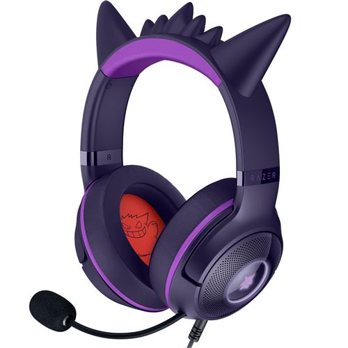 Casque Gaming filaire Razer Kraken Kitty V2 Pokémon Gengar Edition Violet État correct - Razer reconditionné disponible sur Fnac